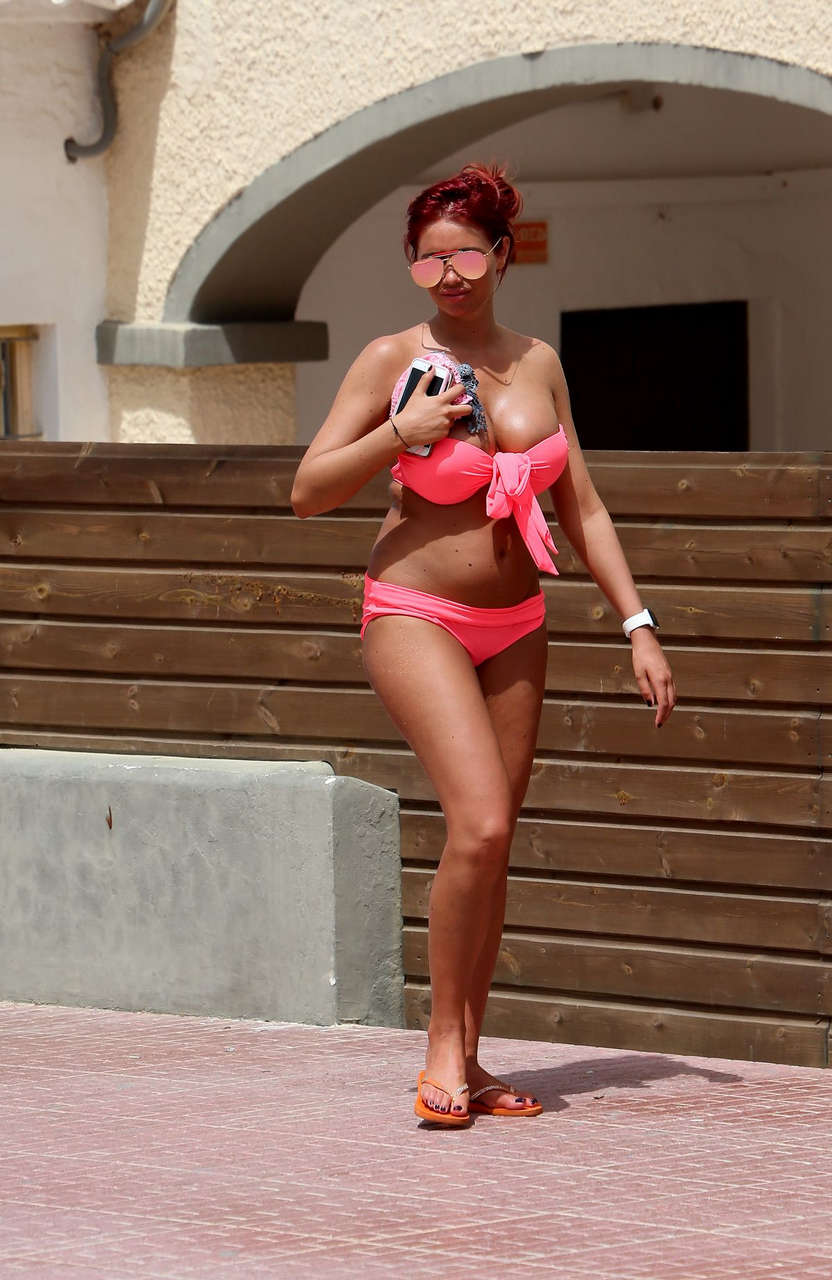 Amy Childs Bikini Vacation Ibiza