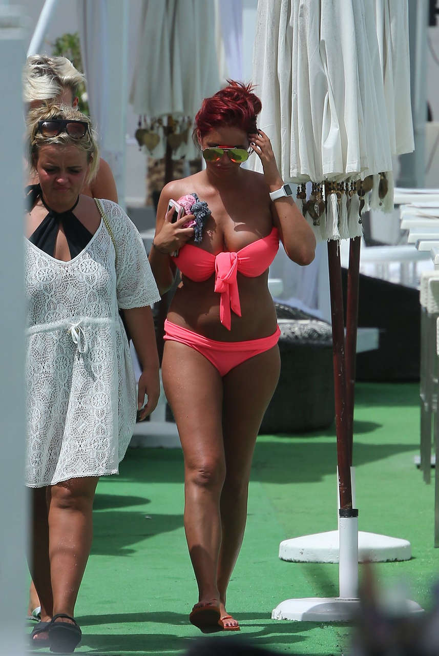 Amy Childs Bikini Vacation Ibiza