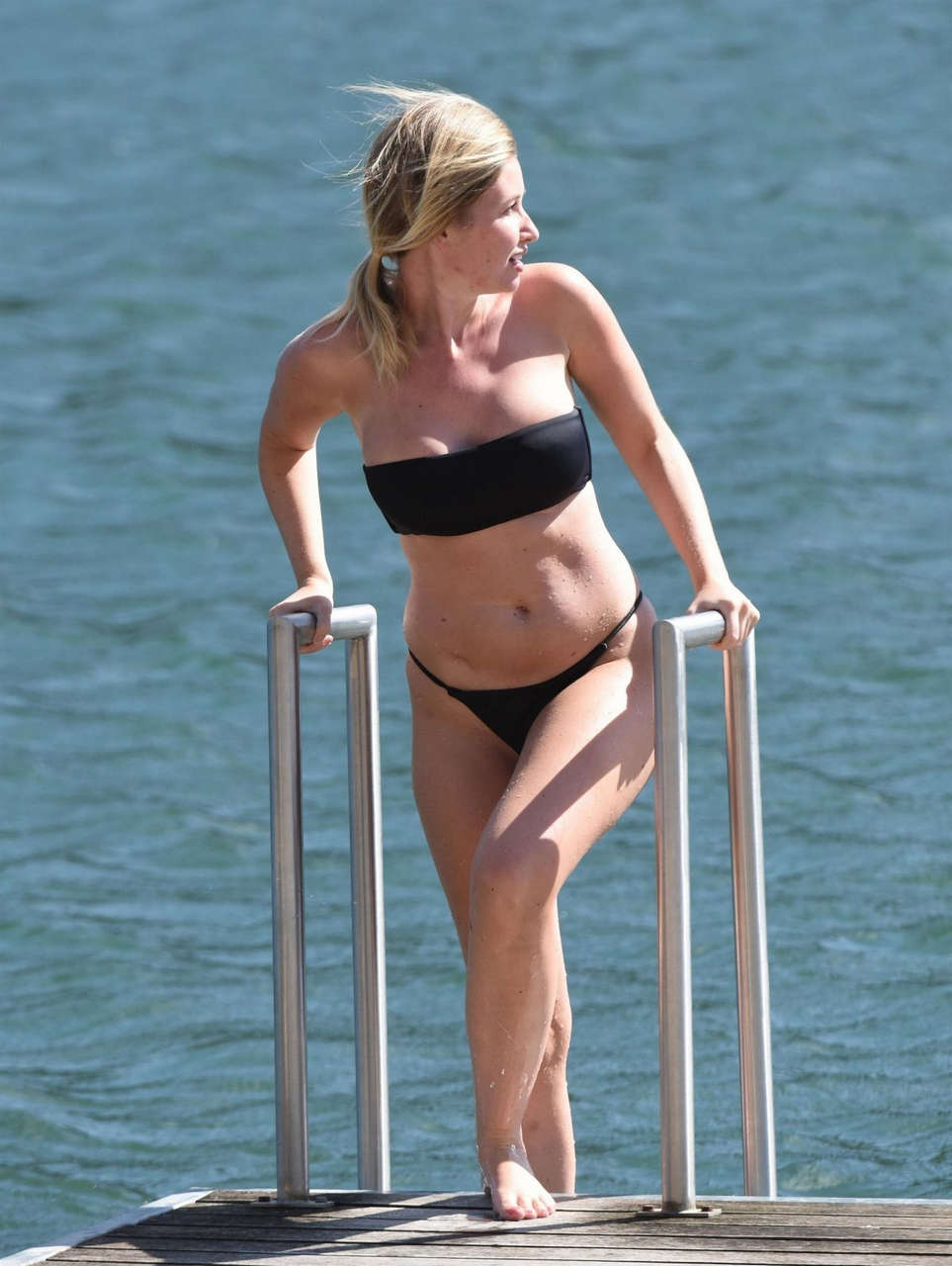 Amy Hart Bikini Beach Portuga