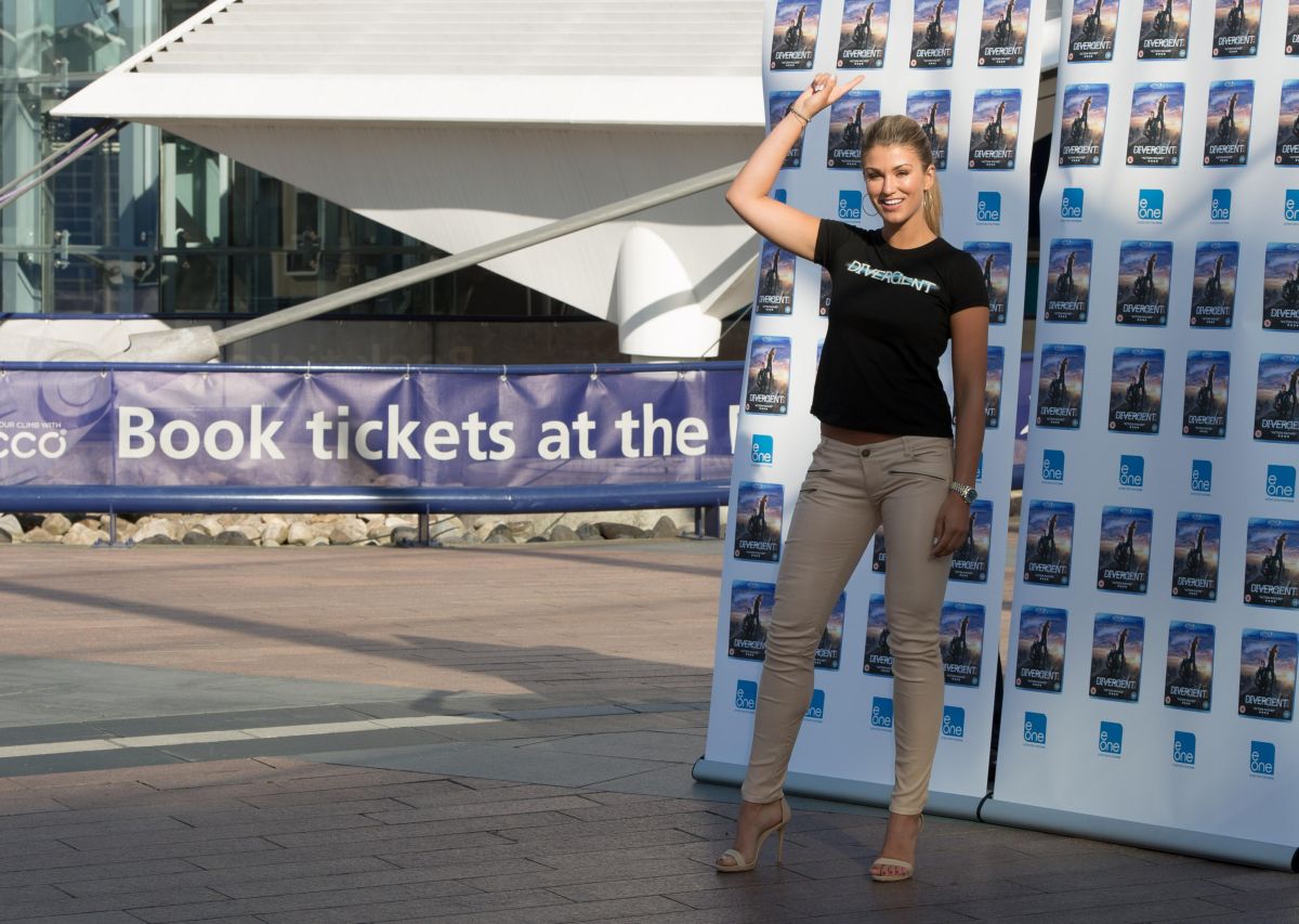 Amy Willerton Divergent Dvd Launch Photocall London