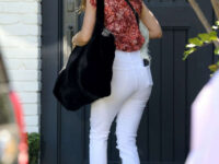 Ana De Armas Leaves Ben Affleck House Brentwood