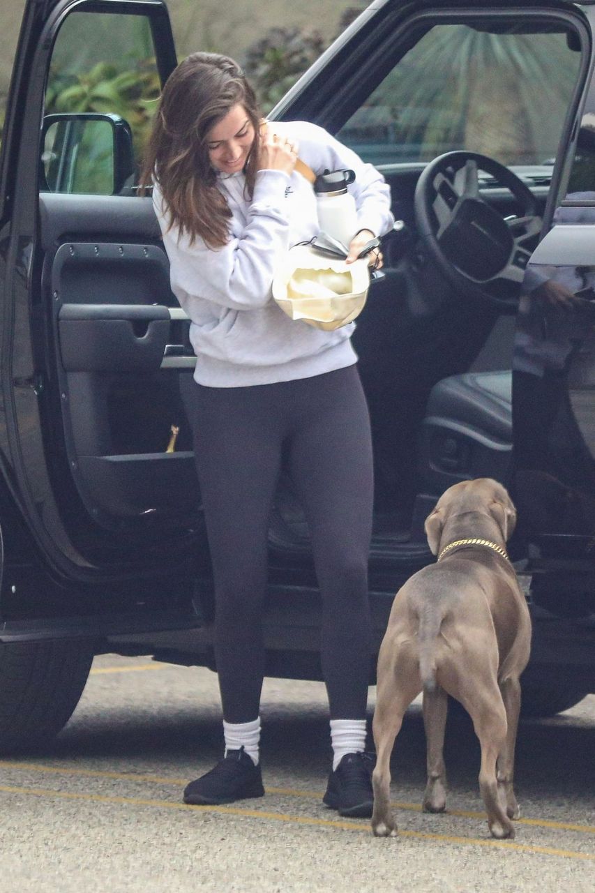 Ana De Armas Out With Her Dog Santa Monica