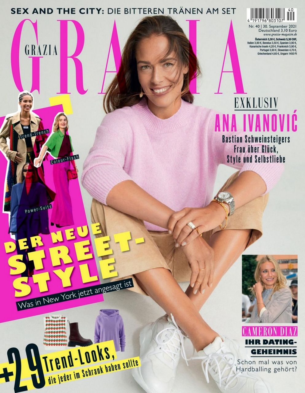 Ana Ivanovic Grazia Magazine Germany September
