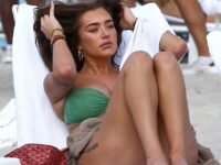 Anastasia Karanikolaou Out Beach Miami