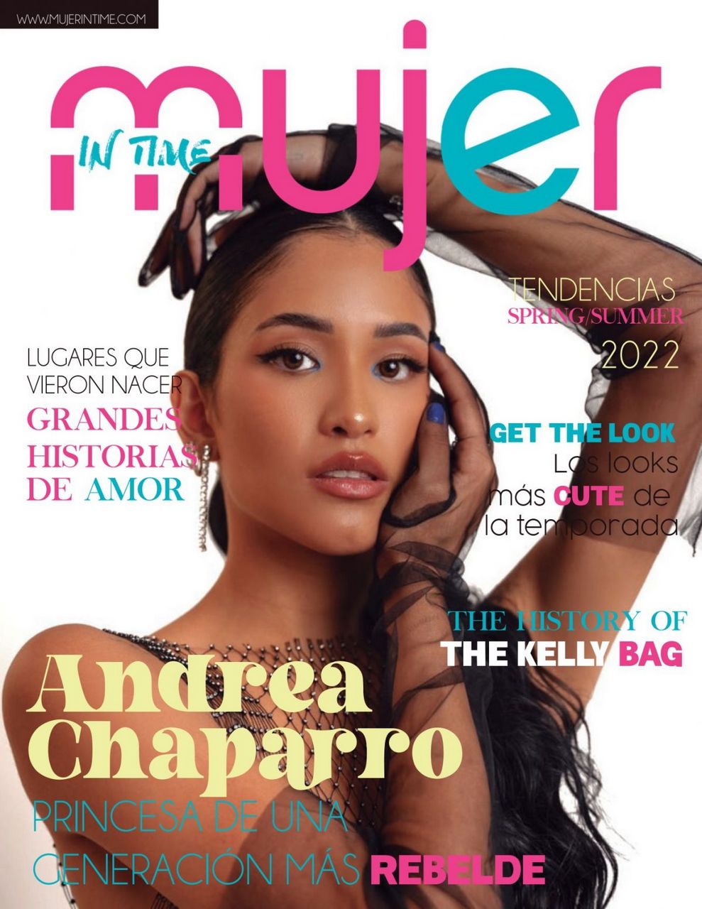 Andrea Chaparro For Mujer Time Magazine February