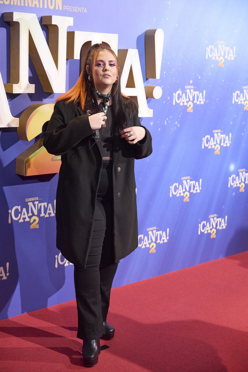 Andrea Compton Sing 2 Premiere Capitol Cinema Madrid