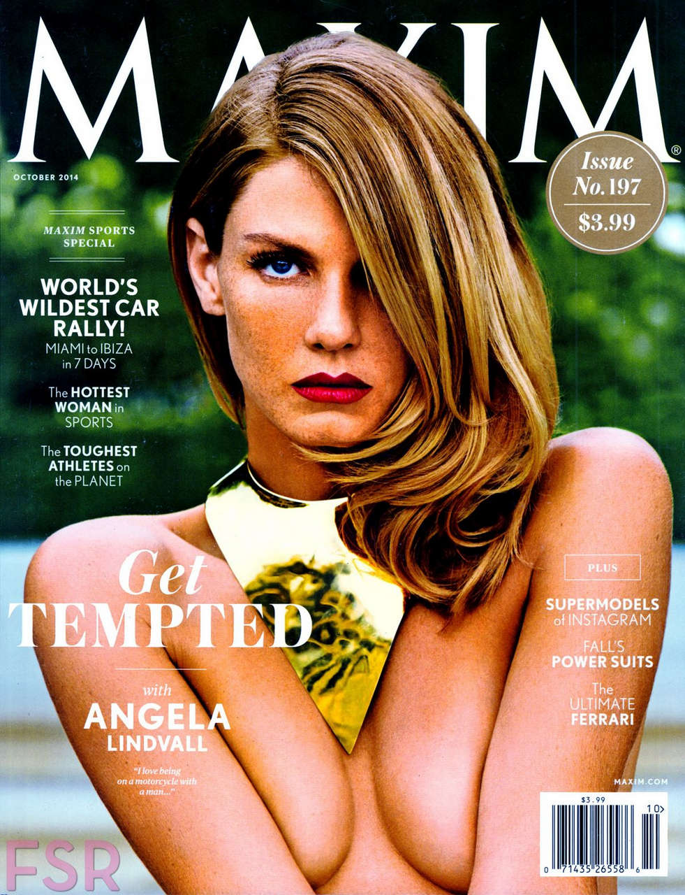 Angela Lindvall Maxim Magazine October 2014 Issue