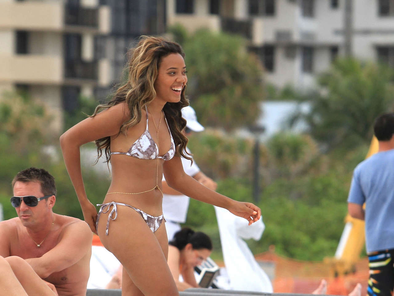 Angela Simmons Bikini Beach Miami