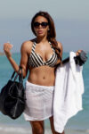 Angela Simmons Bikini Candids Beach Miami