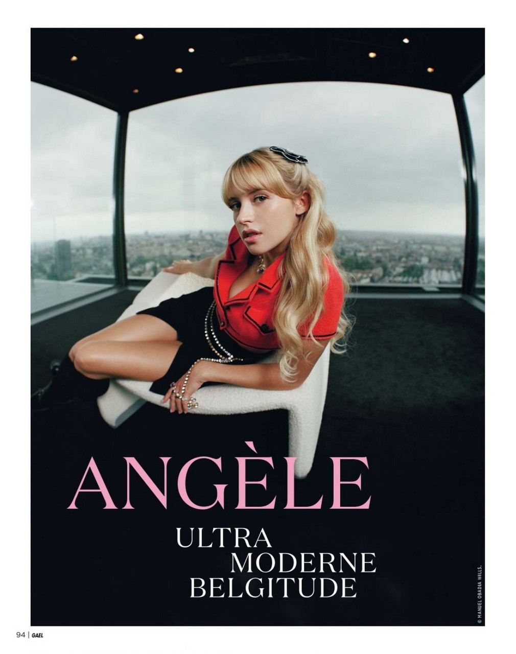 Angele For Gael Magazine Belgium December