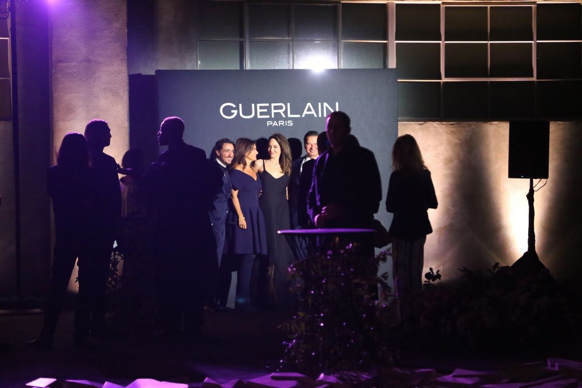 Angelina Jolie Arrives Guerlain Event Los Angeles