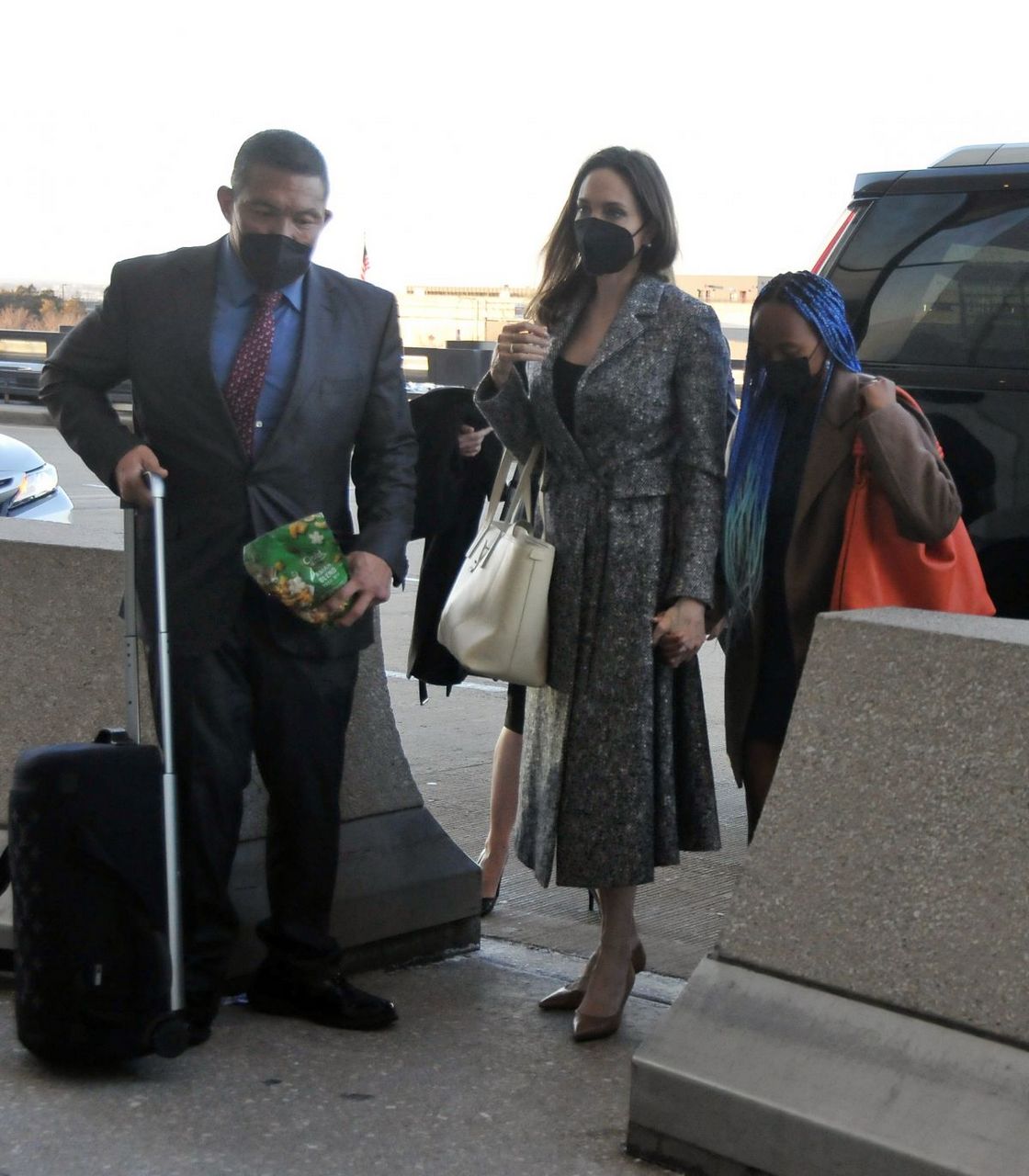 Angelina Jolie Arrives Jfk Airport Washington