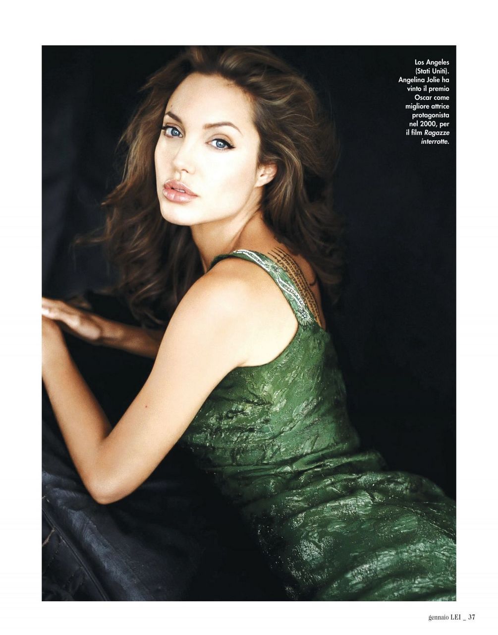 Angelina Jolie For Leistyle Italy January