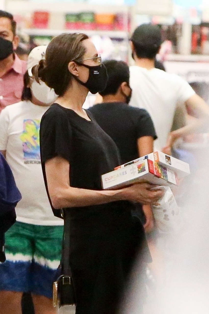 Angelina Jolie Out Shopping West Hollywood