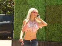 Angelique Frenchy Morgan Out About Malibu