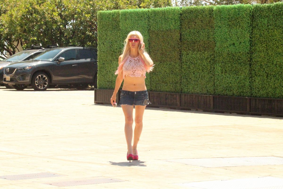 Angelique Frenchy Morgan Out About Malibu