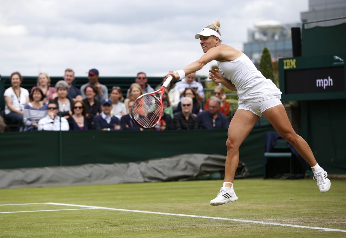 Angelique Kerber 2nd Tound Of Wimbledon Tennis Championships London