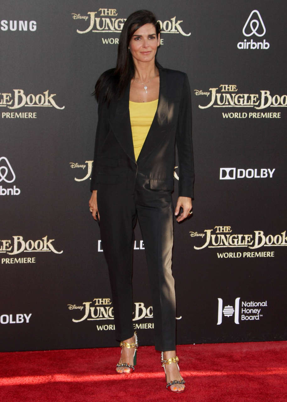 Angie Harmon Jungle Book Premiere Hollywood