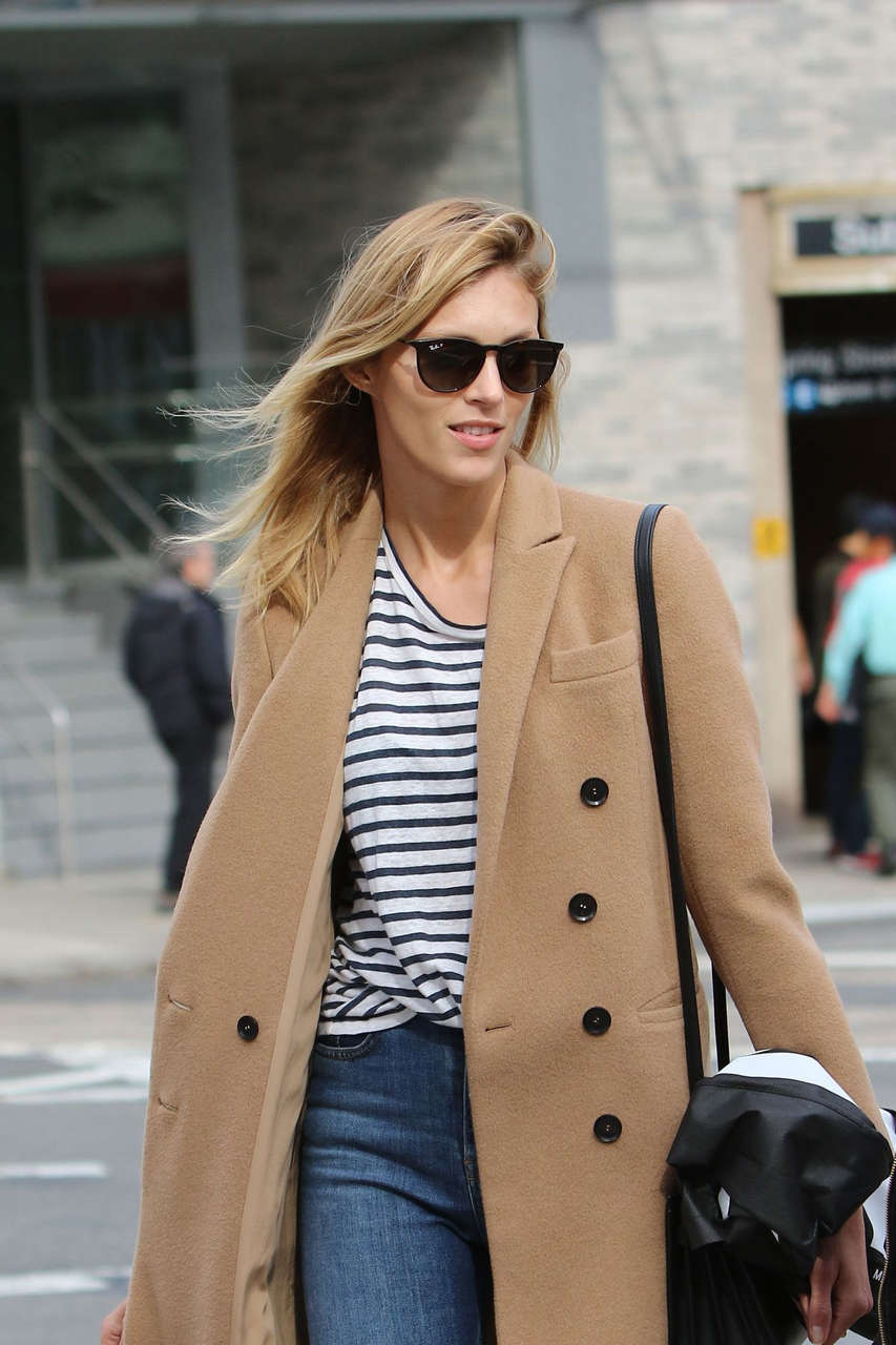 Anja Rubik Out About New York