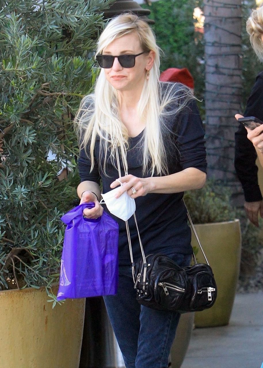 Anna Faris Out For Lunch With Friend E Baldi Beverly Hills