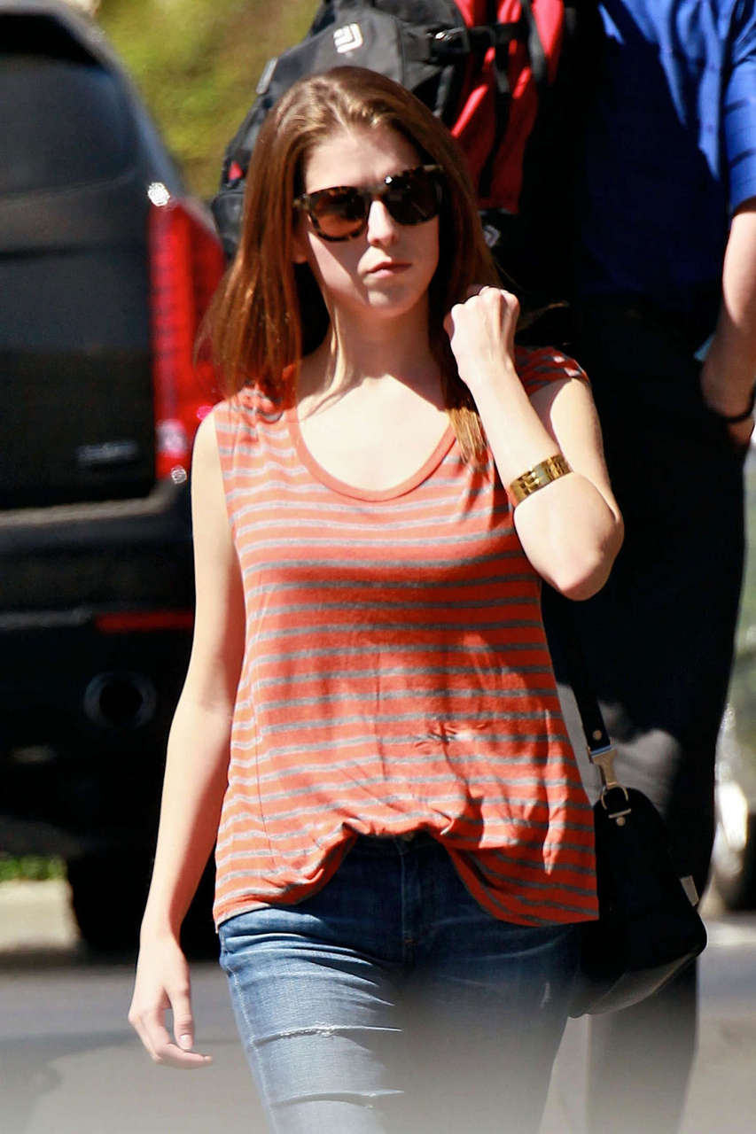 Anna Kendrick Jeans Out About Los Angeles