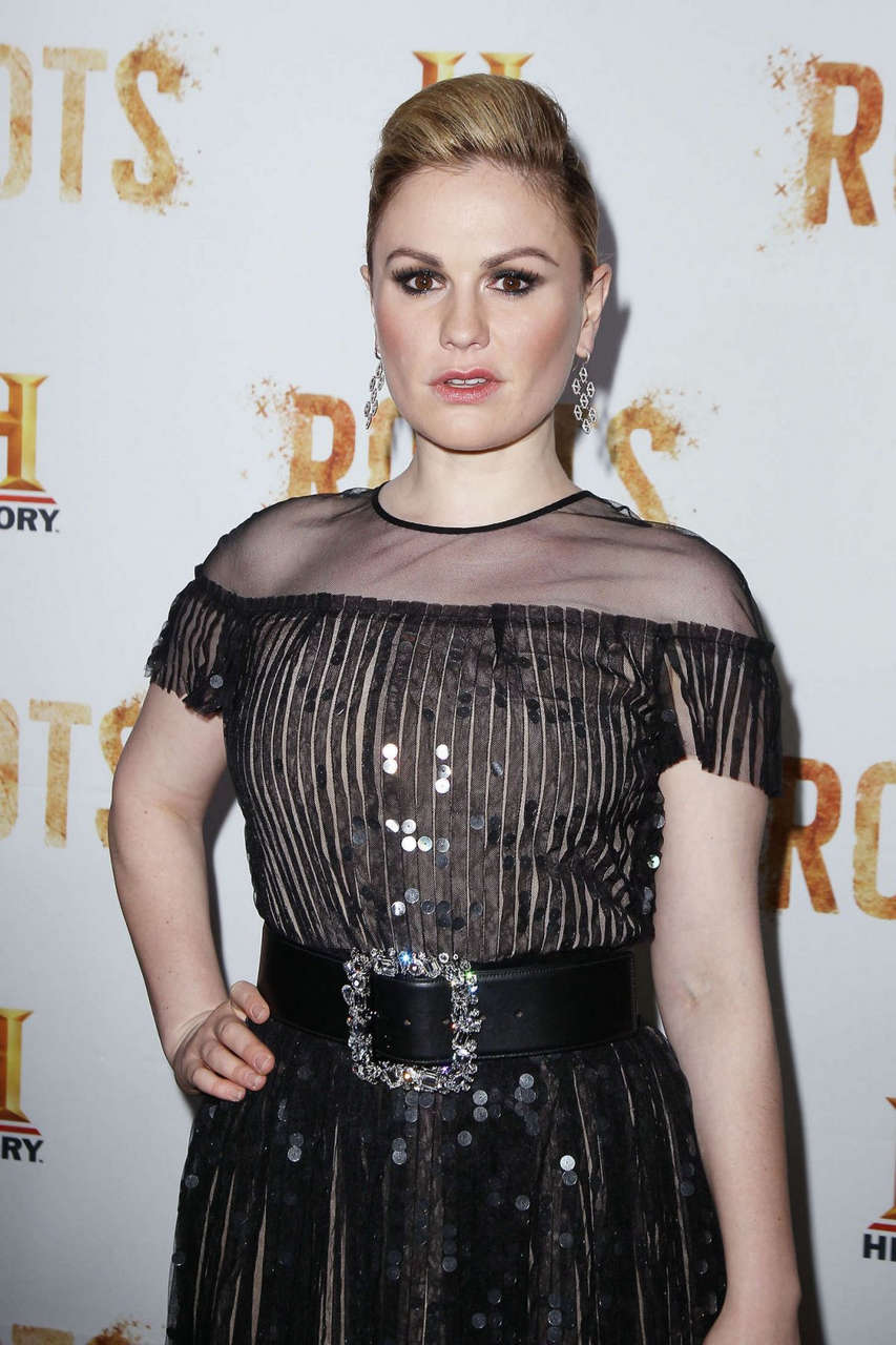 Anna Paquin Roots Tv Series Premiere New York