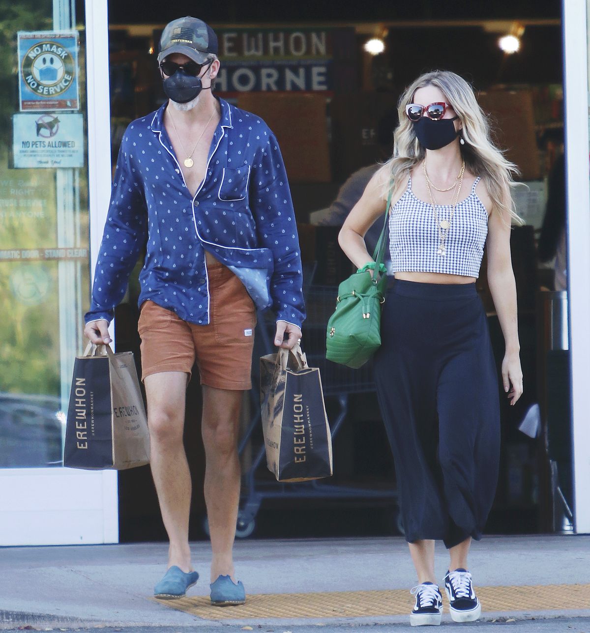 Annabelle Wallis Chris Pine Out Shopping Los Angeles