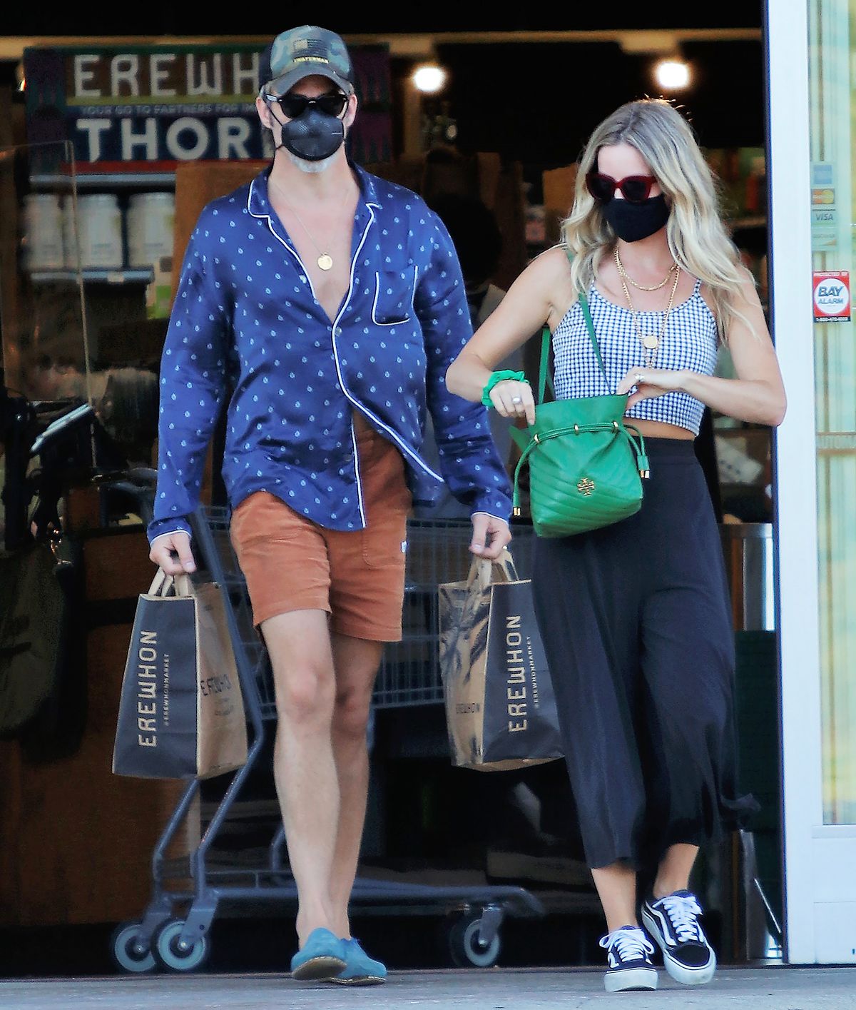 Annabelle Wallis Chris Pine Out Shopping Los Angeles