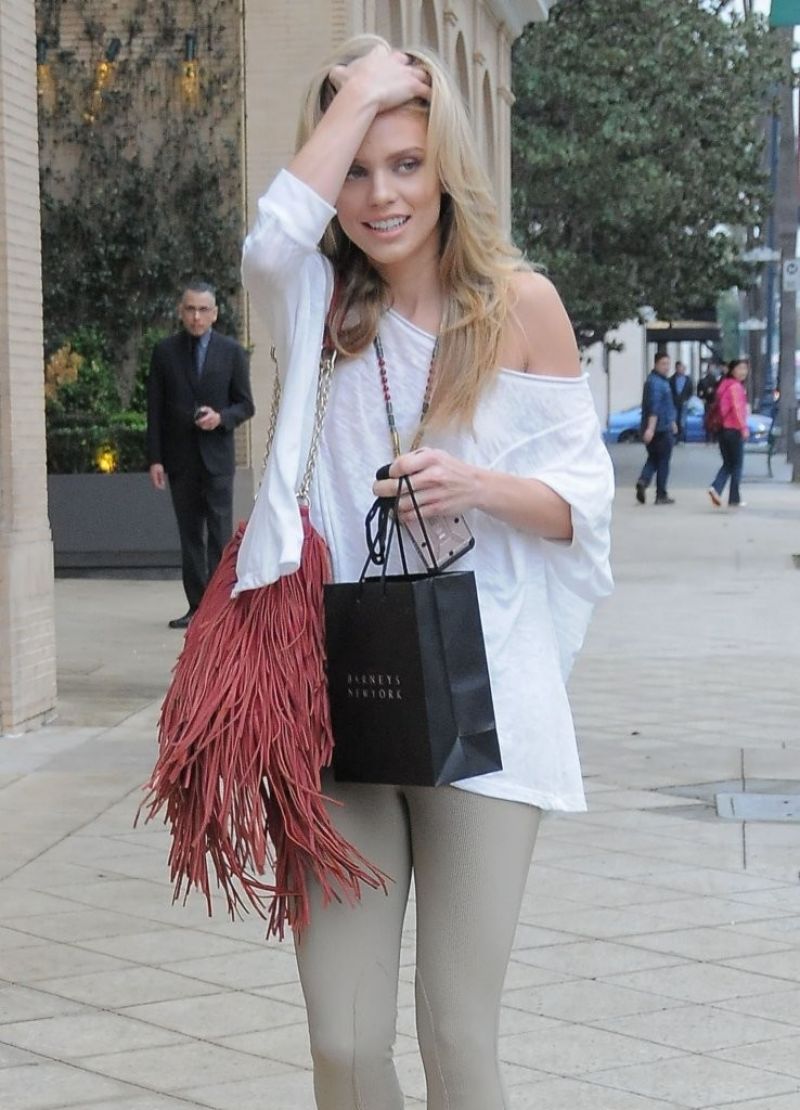 Annalynna Mccord Out About Beverly Hills