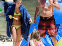 Annalynne Mccord Bikini Candids Beach Sydney