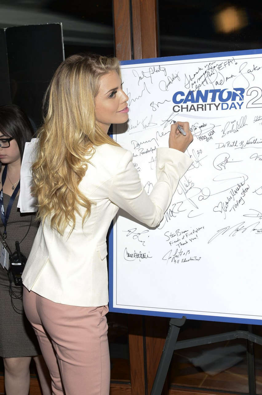 Annalynne Mccord Charity Day Hosted By Cantor Fitzgerald Bgc New York