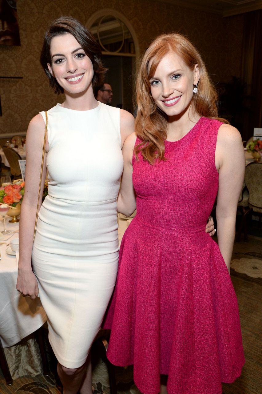 Anne Hathaway And Jessica Chastain Hot