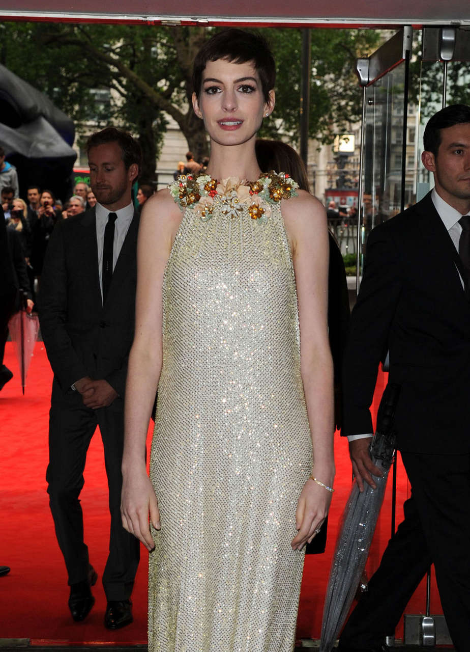 Anne Hathaway Dark Knight Rises Premiere London