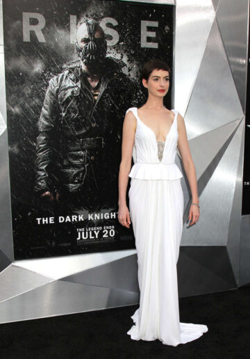 Anne Hathaway Dark Knight Rises Premiere New York
