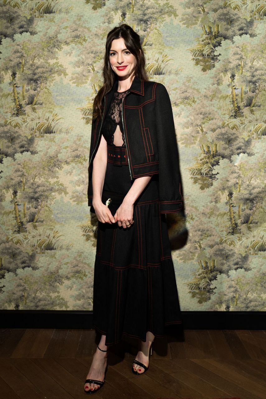 Anne Hathaway Gucci Honors Academy Awards Nominee Beverly Hills