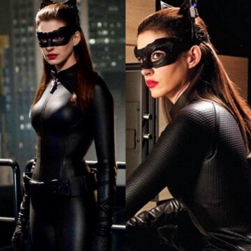 Anne Hathaway In Catwoman Suit Hot