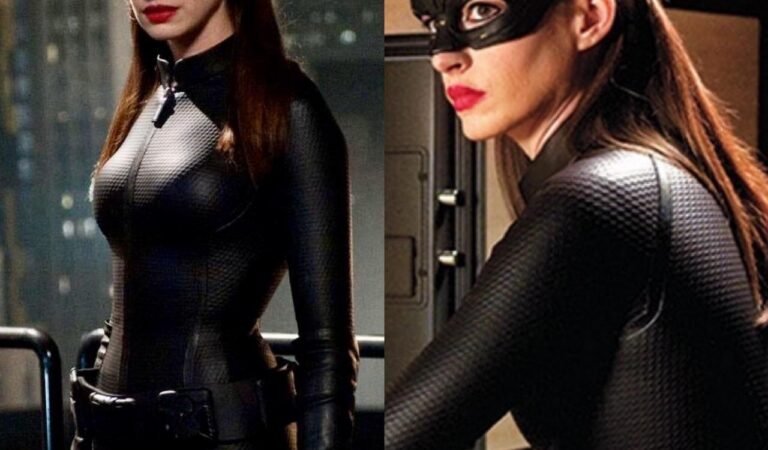 Anne Hathaway In Catwoman Suit Hot (1 photo)