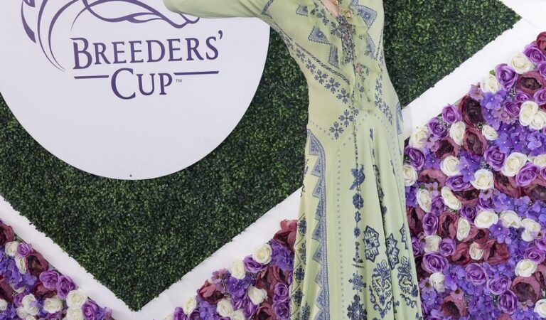 Anne Heche Breeders Cup Red Carpet Del Mar (6 photos)