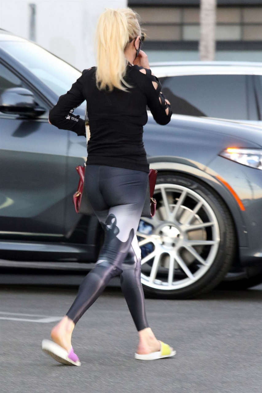 Anne Heche Dancing With Stars Rehersal Los Angeles