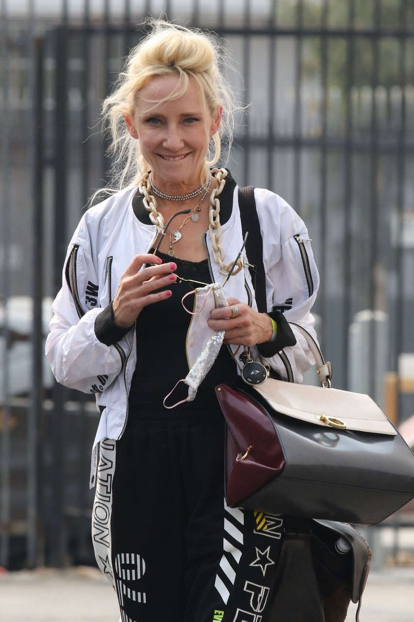 Anne Heche Heading To Dance Practice Los Angeles