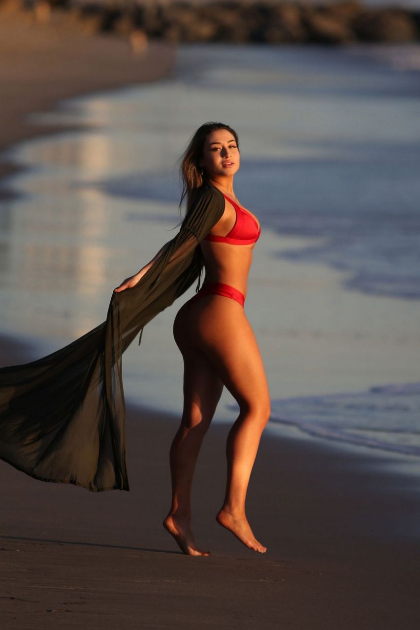 Annessa Bikini Beach Photoshoot Malibu