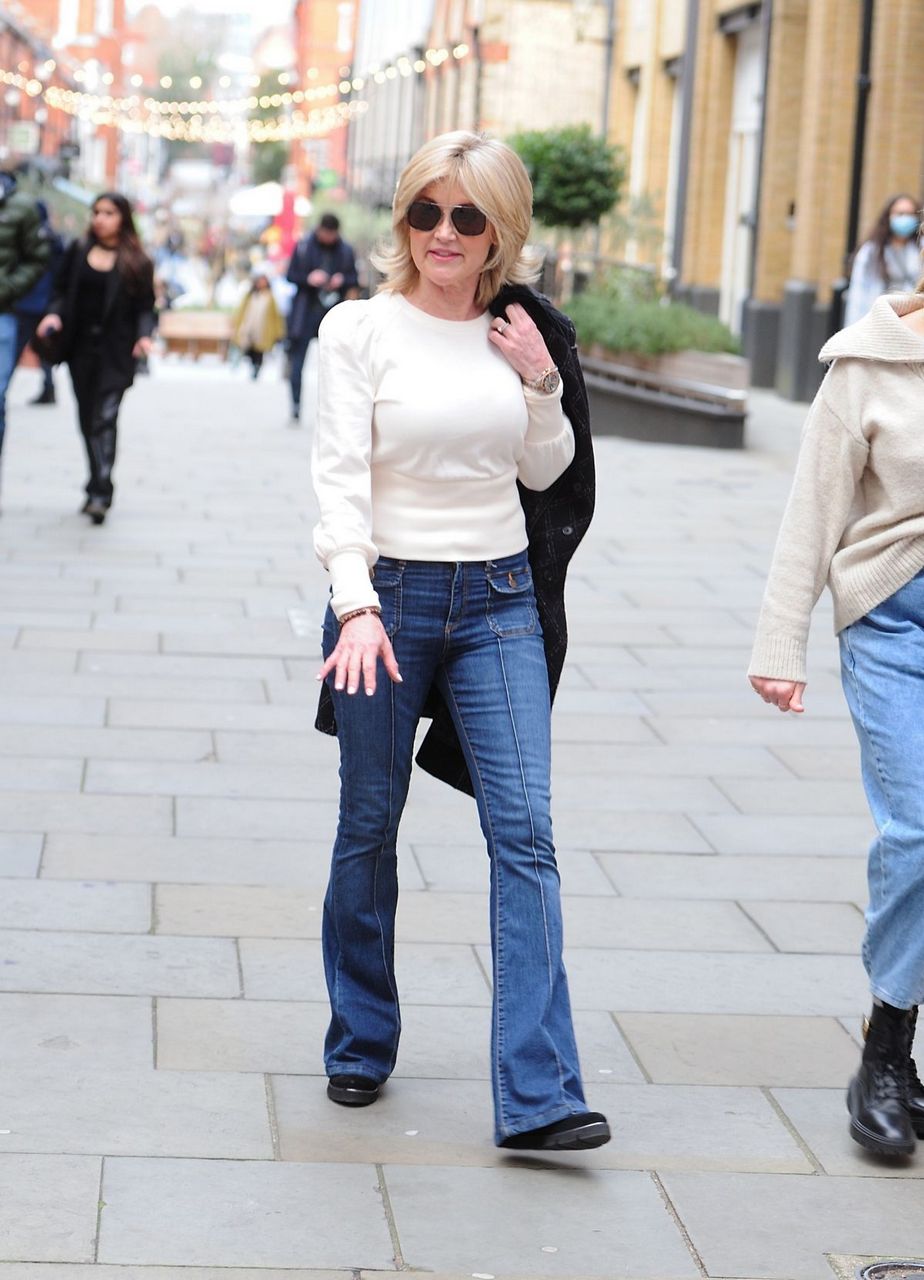 Anthea Turner Out And About London