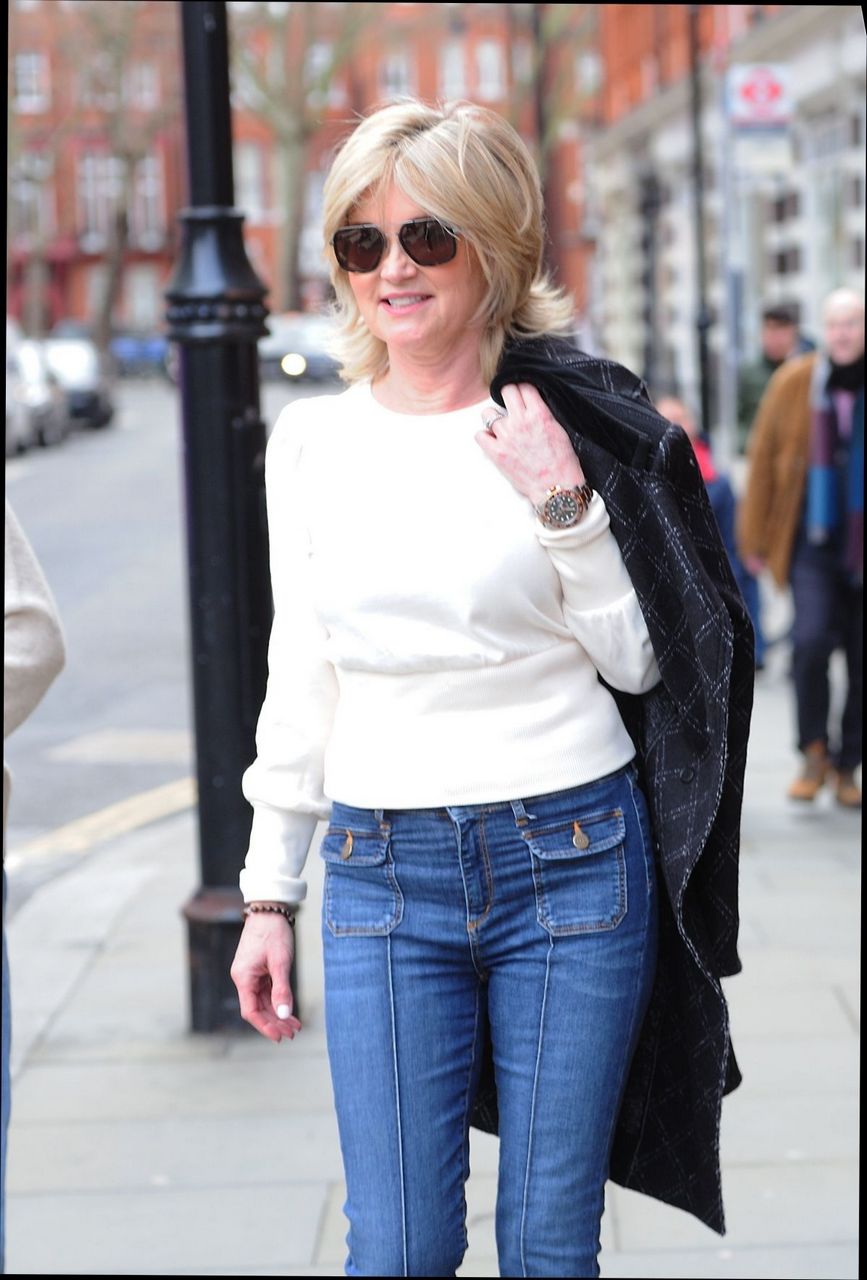 Anthea Turner Out And About London