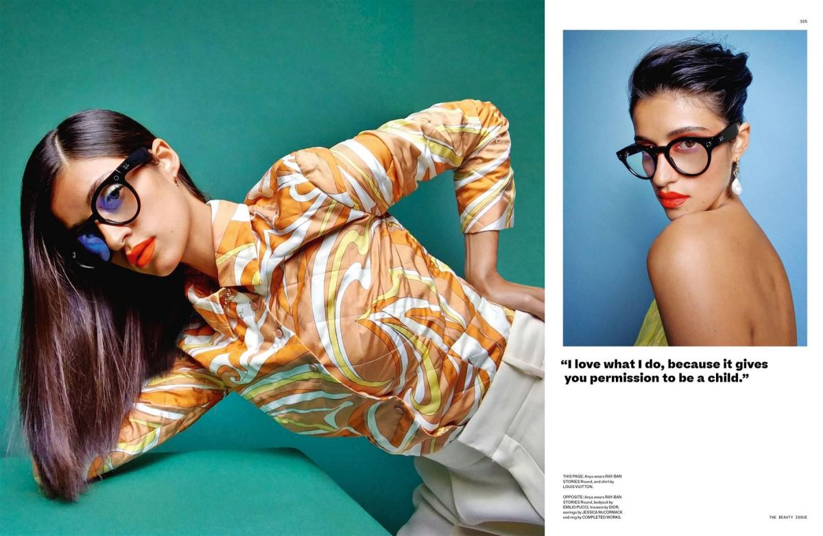 Anya Chalotra For Hunger Magazine Beauty Issue November