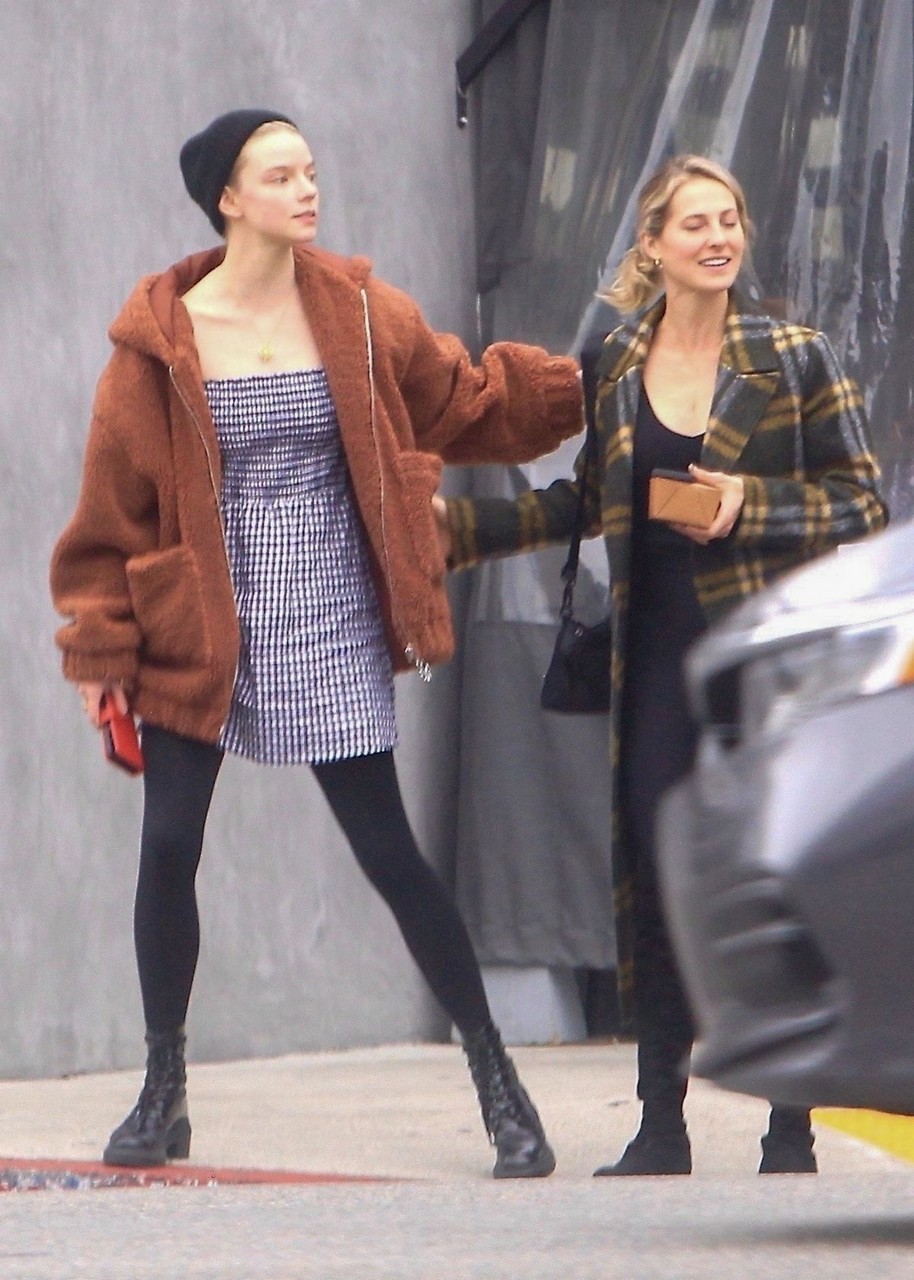 Anya Taylor Joy Out For Lunch With Friend West Hollywood