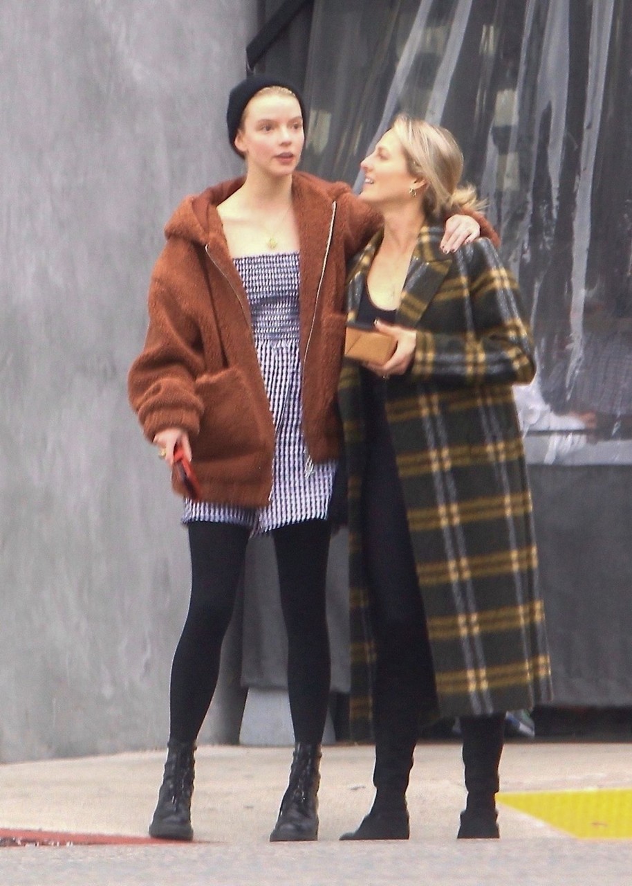 Anya Taylor Joy Out For Lunch With Friend West Hollywood