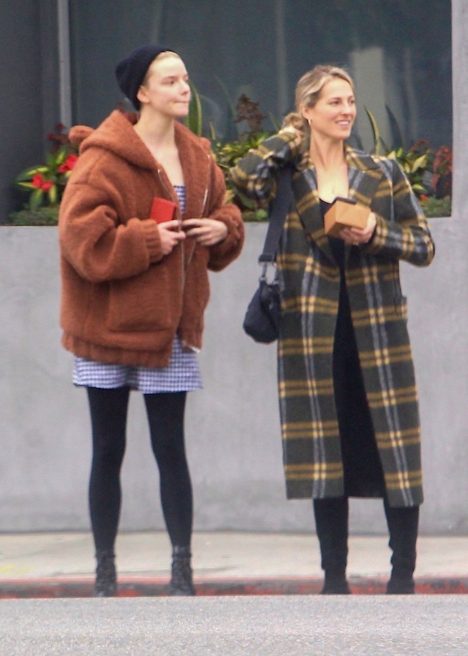 Anya Taylor Joy Out For Lunch With Friend West Hollywood