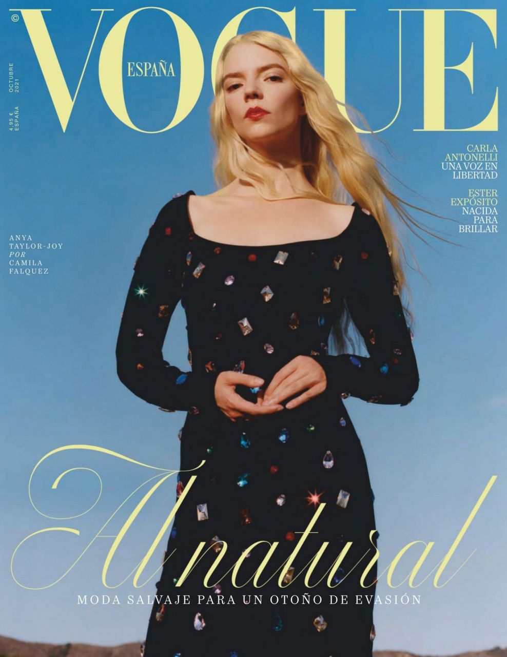 Anya Taylor Joy Vogue Magazine Spain October