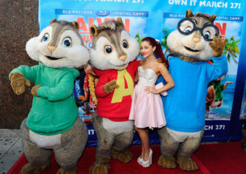 Ariana Grande Alvin Chipmunks Chipwrecked Dvd Release Los Angeles