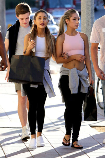 Ariana Grande Friends Out About Los Angeles